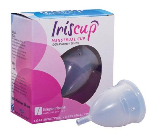 IrisCup Menstrual Cup, Transparent, Small