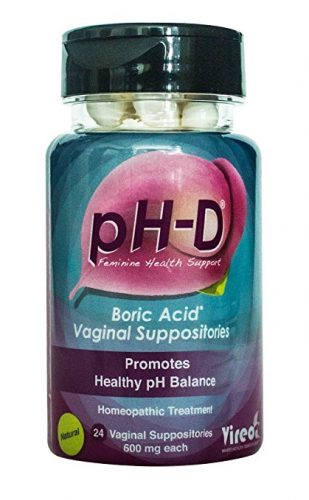 pH-D Feminine Health Support, Boric Acid Vaginal Suppositories
