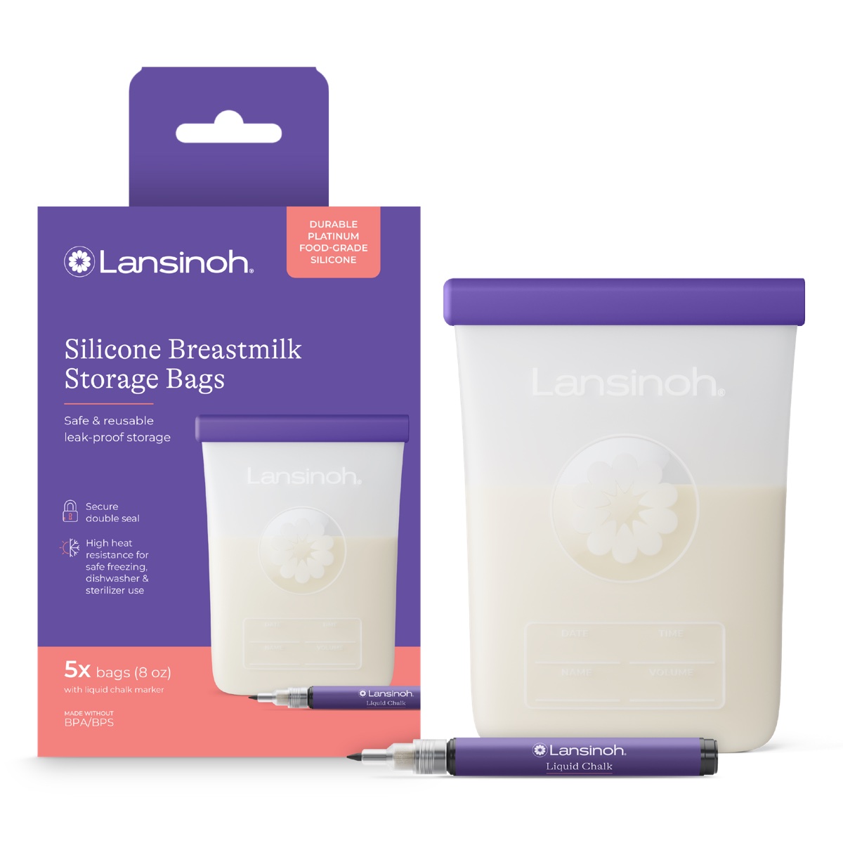 Lansinoh Silicone Storage Bags