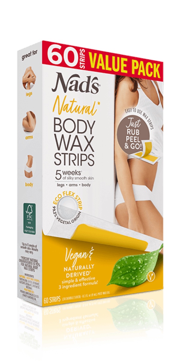Nad's Natural Body Wax Strips